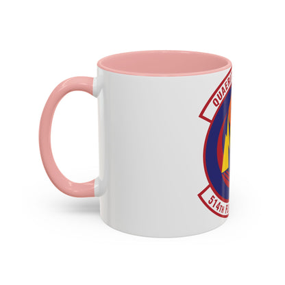 514th Flight Test Squadron (U.S. Air Force) Accent Coffee Mug