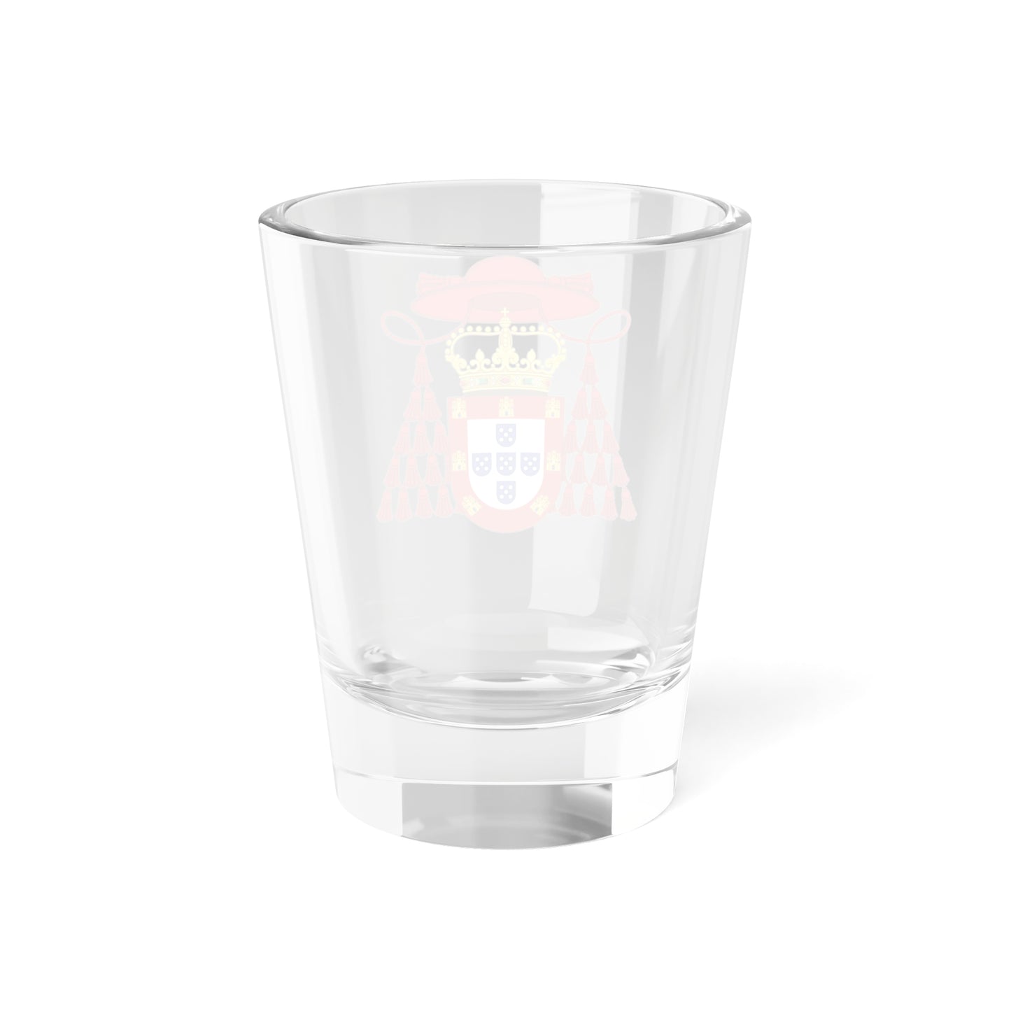 Ornamented Royal Coat of Arms of Cardinal Henry I of Portugal - Shot Glass 1.5oz