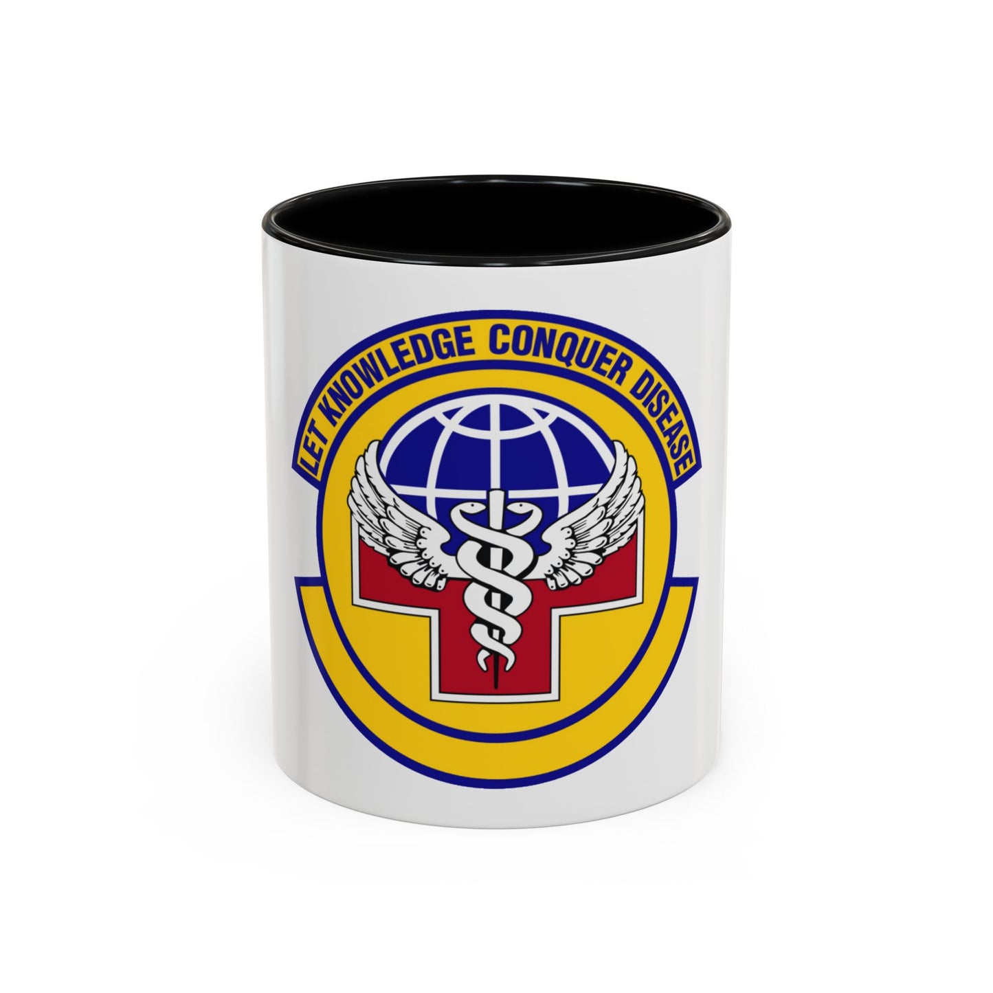 87 Healthcare Operations Squadron AMC (U.S. Air Force) Accent Coffee Mug
