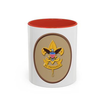 First Class (Boy Scout Merit Badge) Accent Coffee Mug