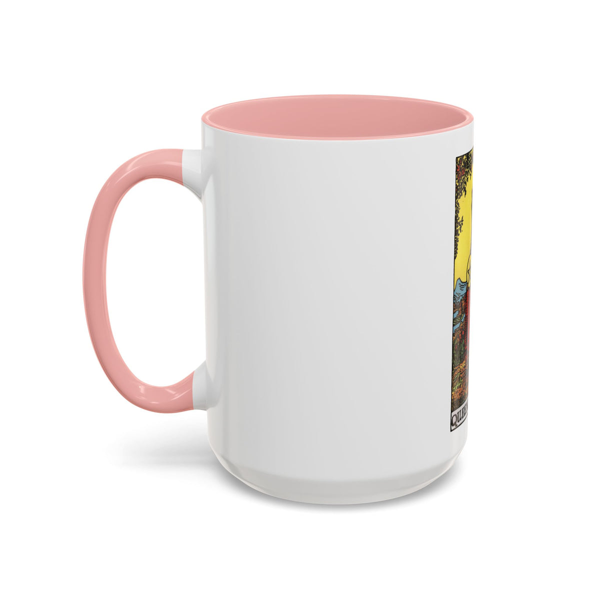 The Queen of Pentacles (Tarot Card) Accent Coffee Mug