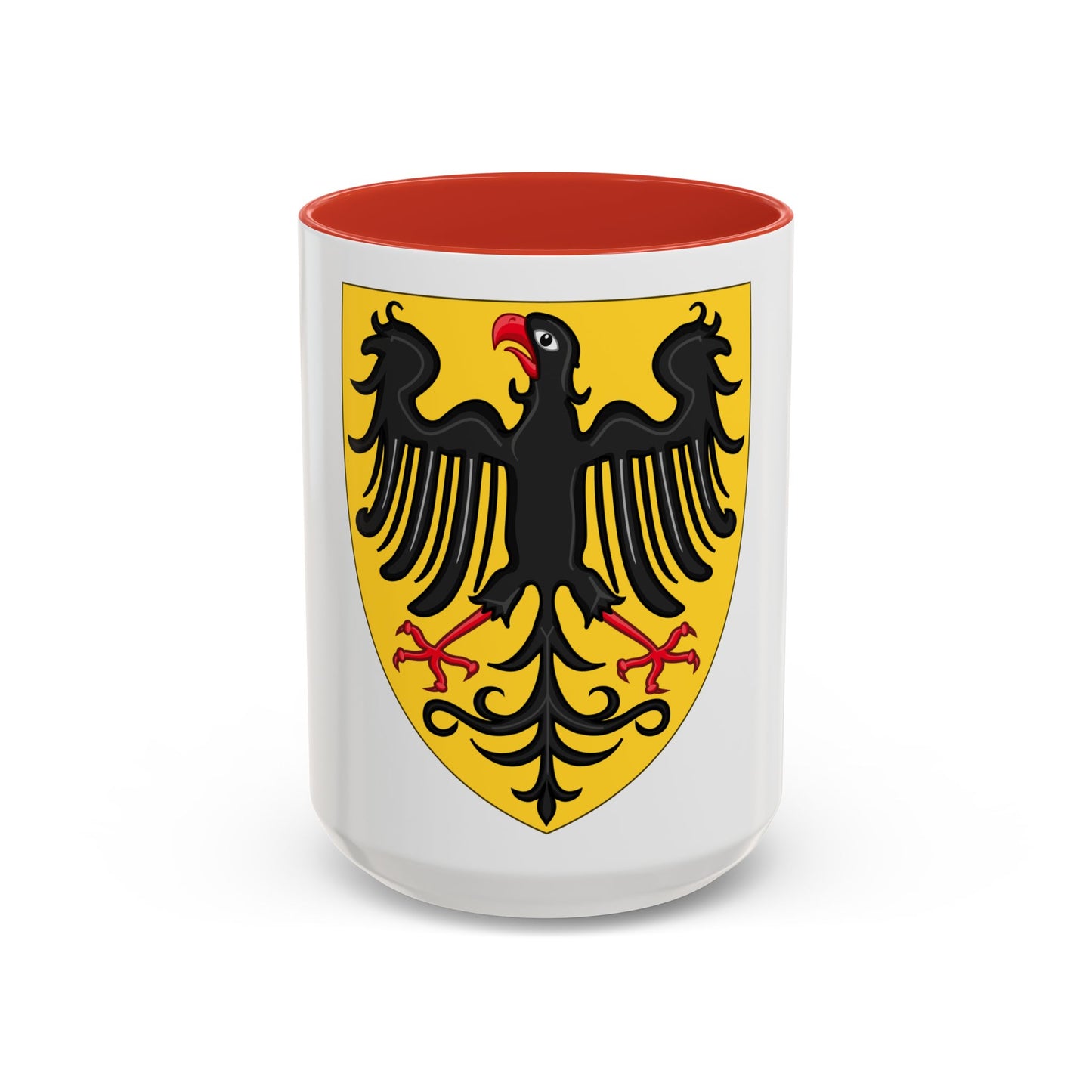 Shield and Coat of Arms of the Holy Roman Emperor (c.1300-c.1400) - Accent Coffee Mug
