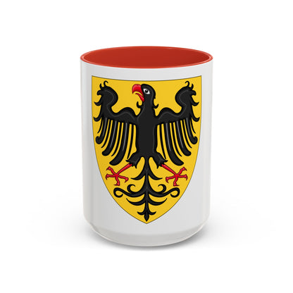 Shield and Coat of Arms of the Holy Roman Emperor (c.1300-c.1400) - Accent Coffee Mug
