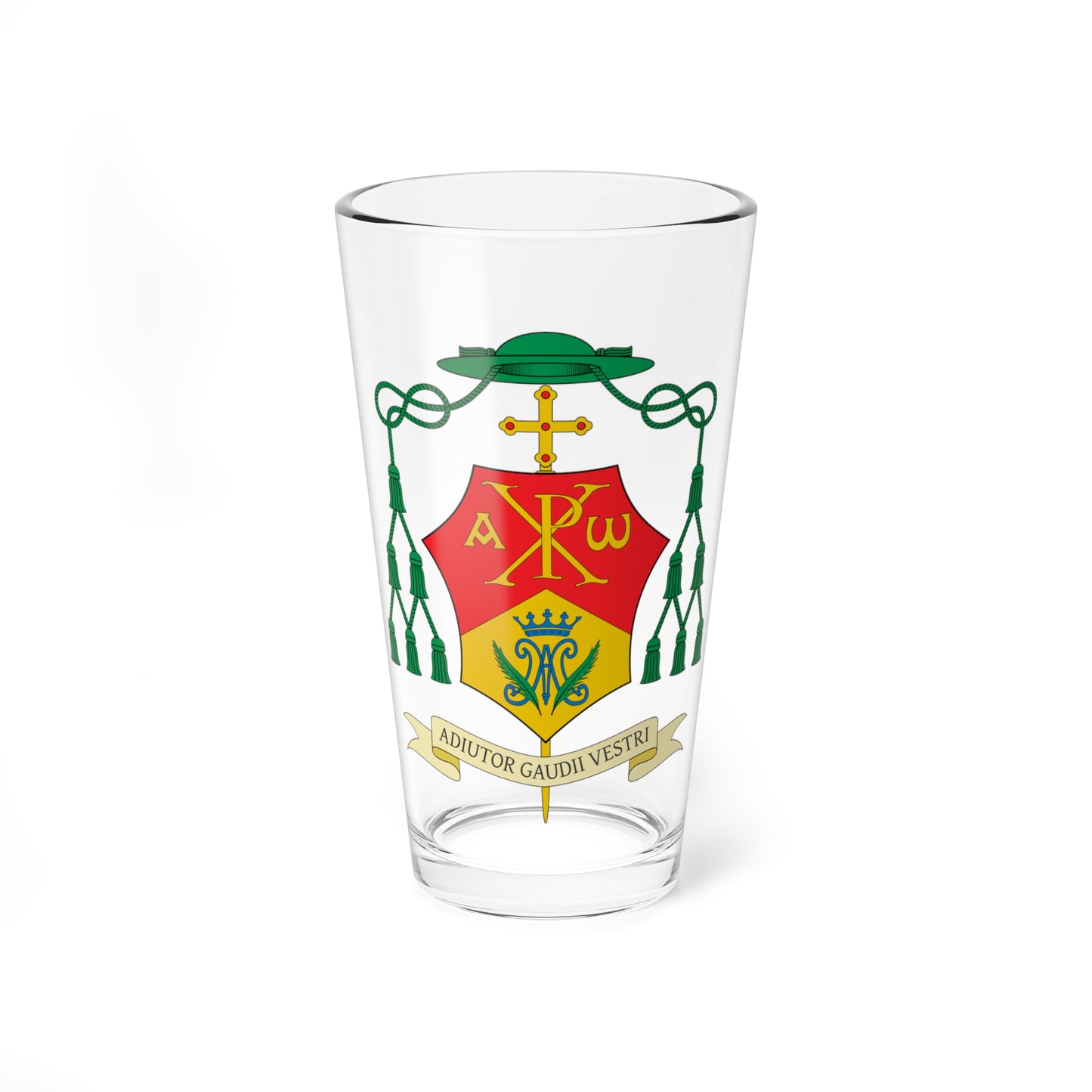 Escudo de Francisco Conesa Ferrer (Spain) (Coat of Arms) Pint Glass 16oz