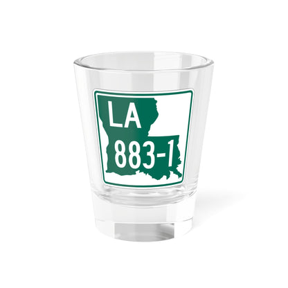 Louisiana 883-1 (Louisiana) (Road Sign) Shot Glass 1.5oz