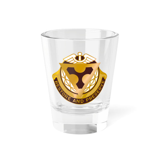 Verre à liqueur de 1,5 oz du laboratoire dentaire américain Fort Sam Houston (armée américaine)