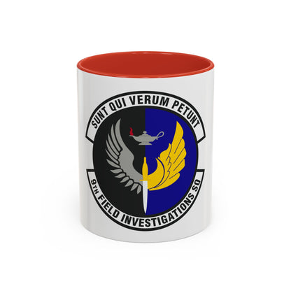 9th Field Investigations Squadron (U.S. Air Force) Accent Coffee Mug
