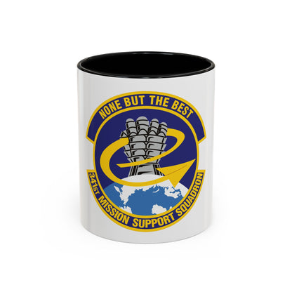 341st Mission Support Squadron (U.S. Air Force) Accent Coffee Mug