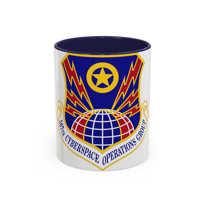 567 Cyberspace Operations Group ACC (U.S. Air Force) Accent Coffee Mug