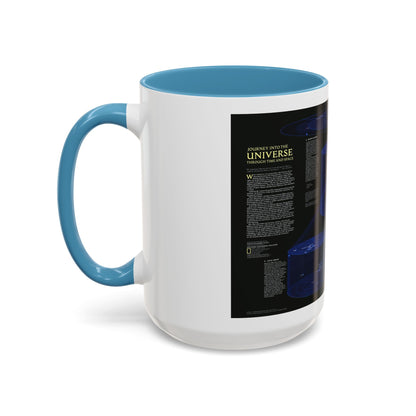 Space - The Universe - Through Time and Space (1983) (Map) Accent Coffee Mug