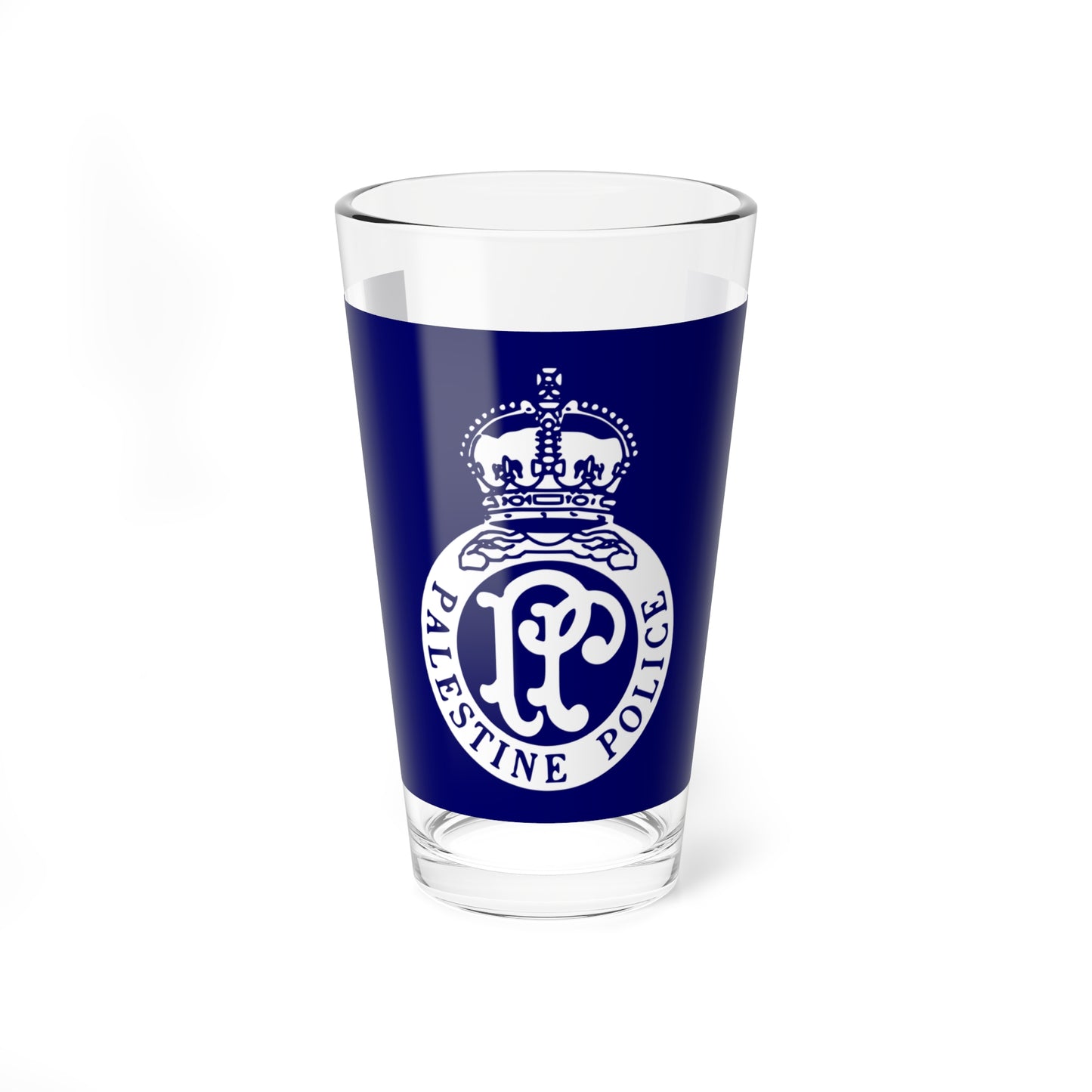 Flag of the British Mandate Police (Israel) Pint Glass 16oz