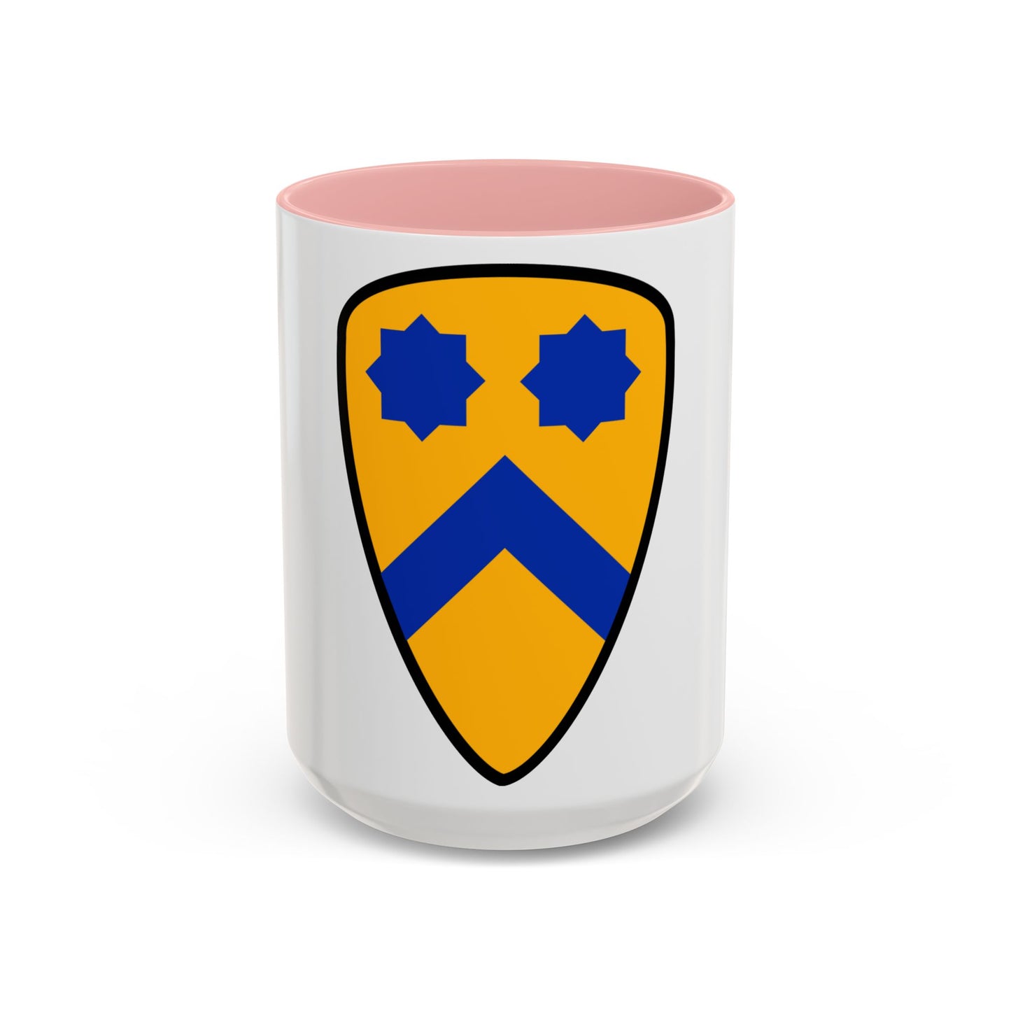 US 2nd Cavalry Division (U.S. Army) Accent Coffee Mug