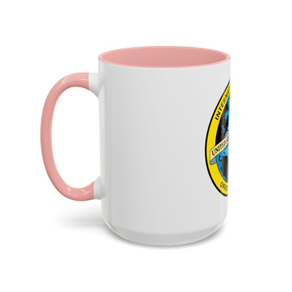 International Maritime Officers School USCG (U.S. Coast Guard) Accent Coffee Mug