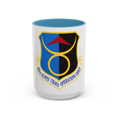 635th Supply Chain Operations Group (U.S. Air Force) Accent Coffee Mug