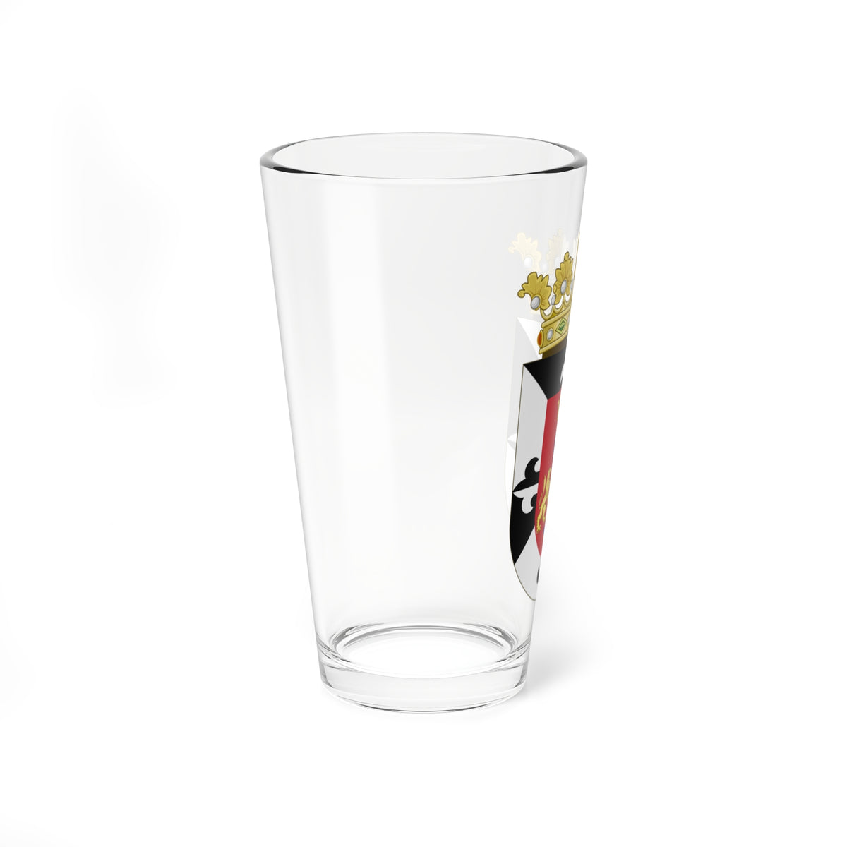 Escudo del Municipio Santo Domingo (Costa Rica) (Coat of Arms) Pint Glass 16oz