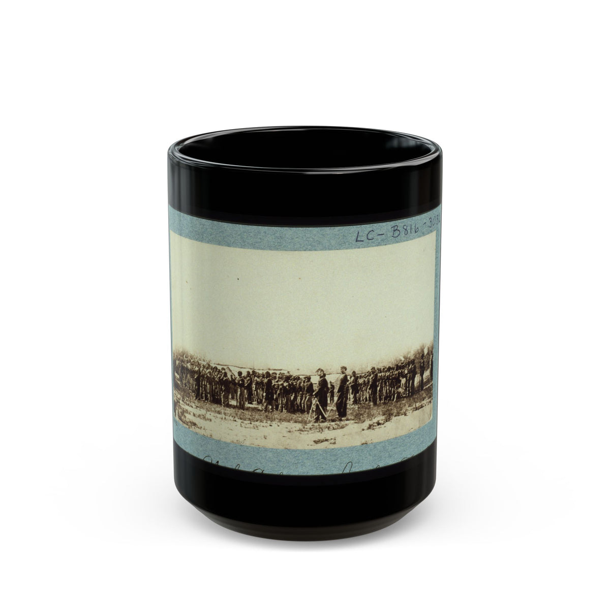 1st U.S. Colored Infantry (U.S. Civil War) Black Coffee Mug