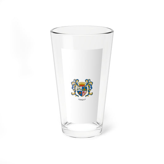 Flag of Lepseny vertical (Hungary) Pint Glass 16oz