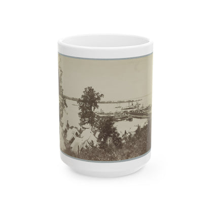 Belle Plain Landing, Va. 005 (U.S. Civil War) White Coffee Mug