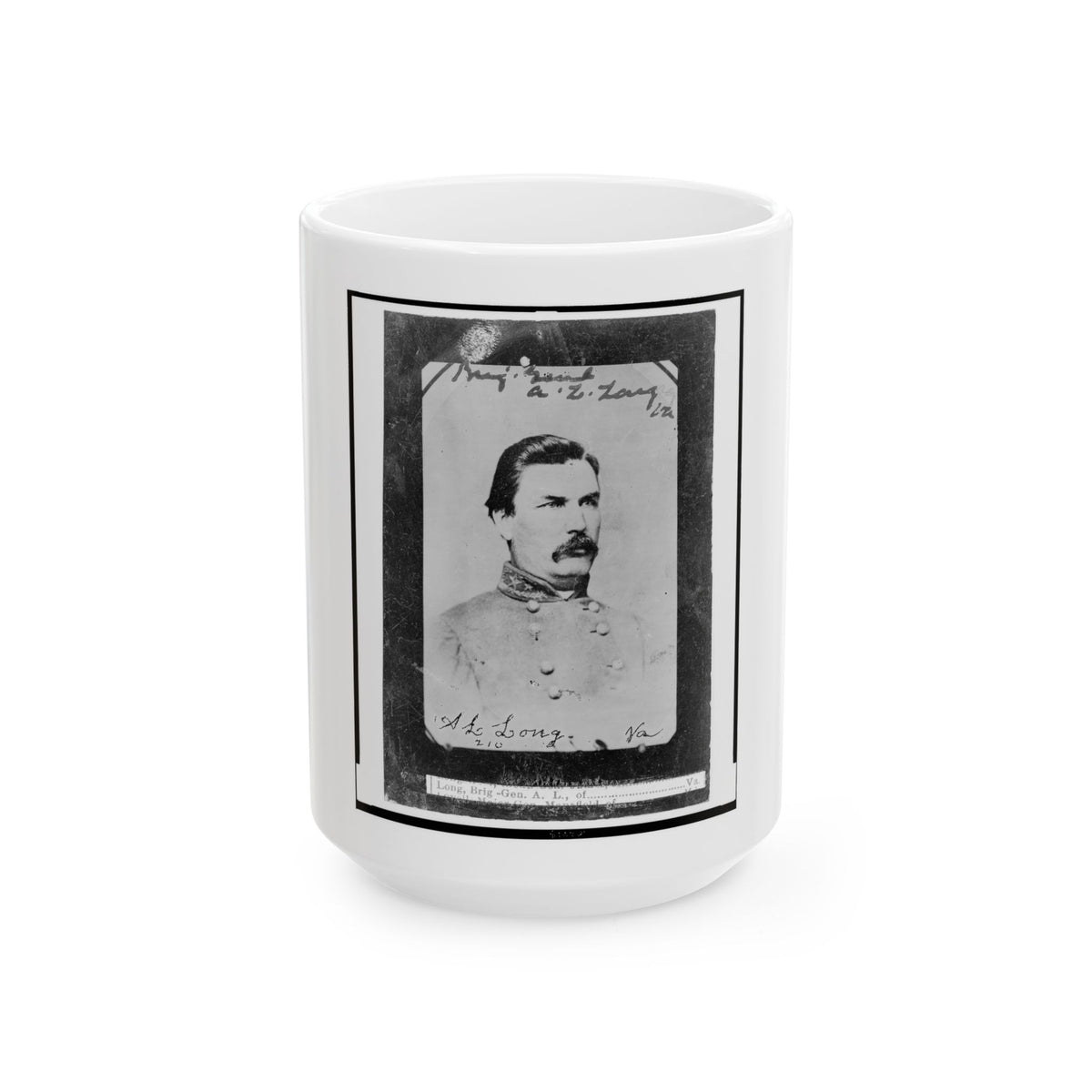 Brig.-Gen. A.L. Long, Va. (U.S. Civil War) White Coffee Mug