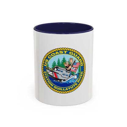 USCGS Quillayute River (U.S. Coast Guard) Accent Coffee Mug