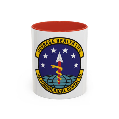 45th Aeromedical Dental Squadron (U.S. Air Force) Accent Coffee Mug