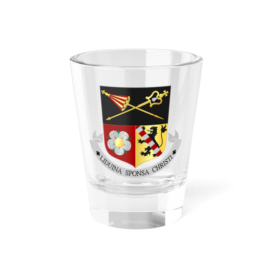 H. Liduina en O.L. Vrouw Rozenkrans Schiedam wapen (Netherlands) (Coat of Arms) Shot Glass 1.5oz