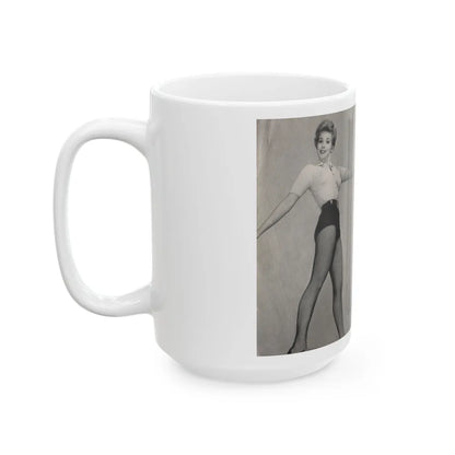 Kim Novak #140 - Scanned Mag. 66 Photos (Vintage Female Icon) White Coffee Mug-Go Mug Yourself