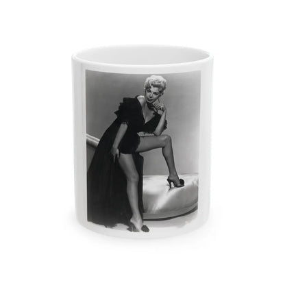 Barbara Nichols #151 (Vintage Female Icon) White Coffee Mug-11oz-Go Mug Yourself