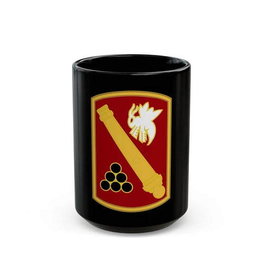 113rd Field Artillery Brigade (U.S. Army) Black Coffee Mug-15oz-Go Mug Yourself