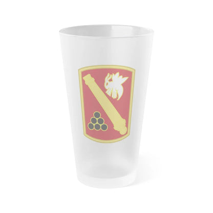 113rd Field Artillery Brigade (U.S. Army) Frosted Pint Glass 16oz-Go Mug Yourself