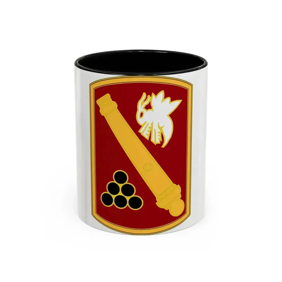 113rd Field Artillery Brigade (U.S. Army) Accent Coffee Mug 11oz Black - Go Mug Yourself