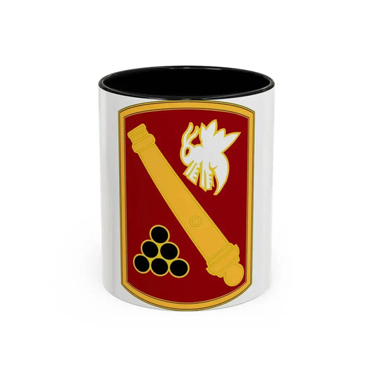 113rd Field Artillery Brigade (U.S. Army) Accent Coffee Mug 11oz Black - Go Mug Yourself