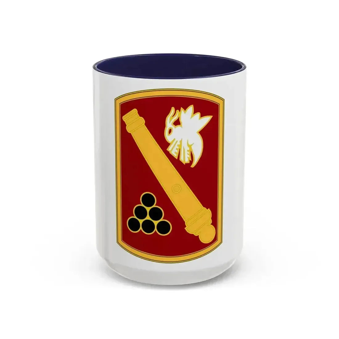 113rd Field Artillery Brigade (U.S. Army) Accent Coffee Mug 15oz Navy - Go Mug Yourself