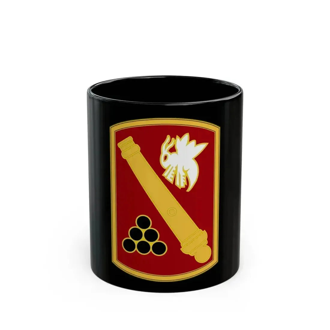 113rd Field Artillery Brigade (U.S. Army) Black Coffee Mug 11oz - Go Mug Yourself