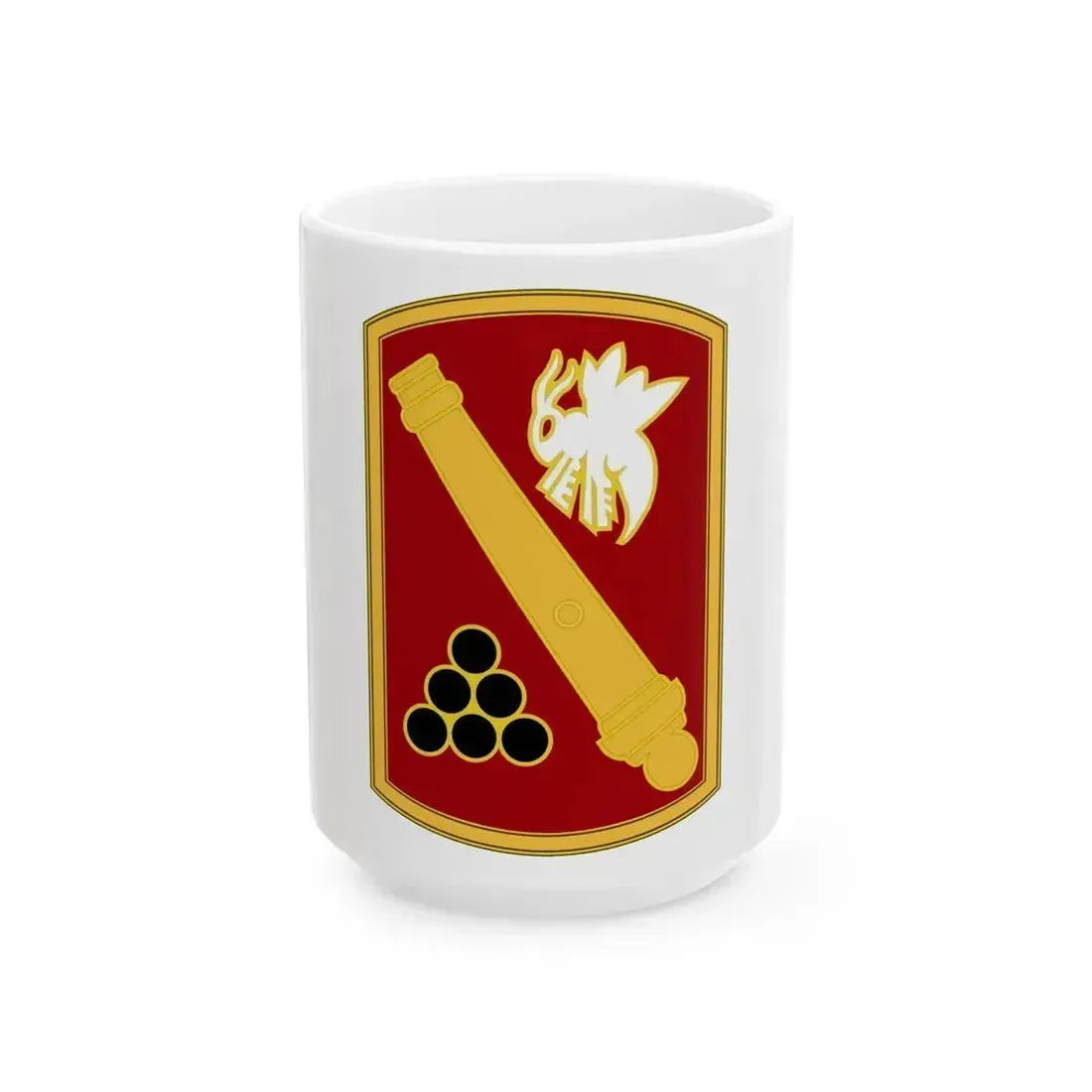 113rd Field Artillery Brigade (U.S. Army) White Coffee Mug 15oz - Go Mug Yourself