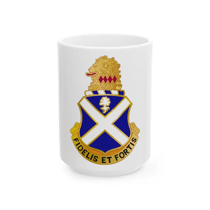 113th Infantry Regiment (U.S. Army) White Coffee Mug-15oz-Go Mug Yourself