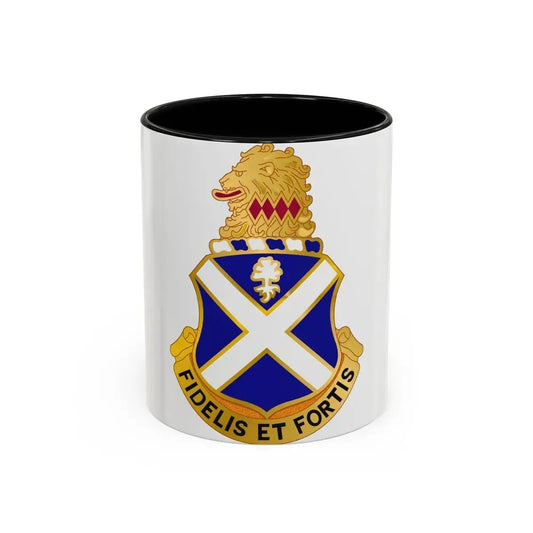 113th Infantry Regiment (U.S. Army) Accent Coffee Mug 11oz Black - Go Mug Yourself