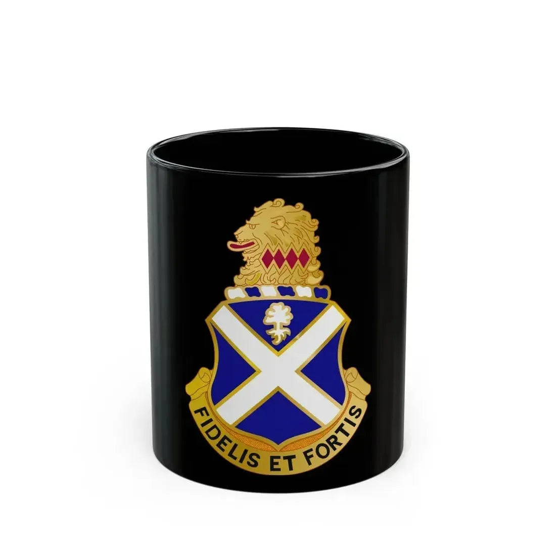 113th Infantry Regiment (U.S. Army) Black Coffee Mug 11oz - Go Mug Yourself