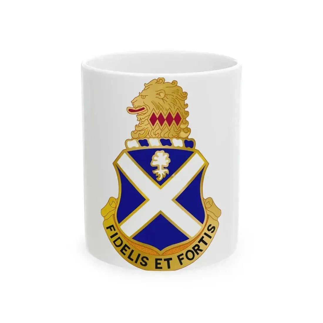 113th Infantry Regiment (U.S. Army) White Coffee Mug - Go Mug Yourself