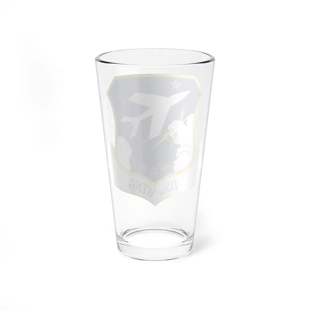 113th Wing (U.S. Air Force) Pint Glass 16oz-Go Mug Yourself