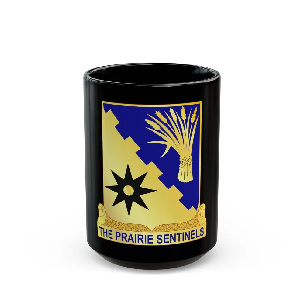 114 Cavalry Regiment (U.S. Army) Black Coffee Mug-15oz-Go Mug Yourself