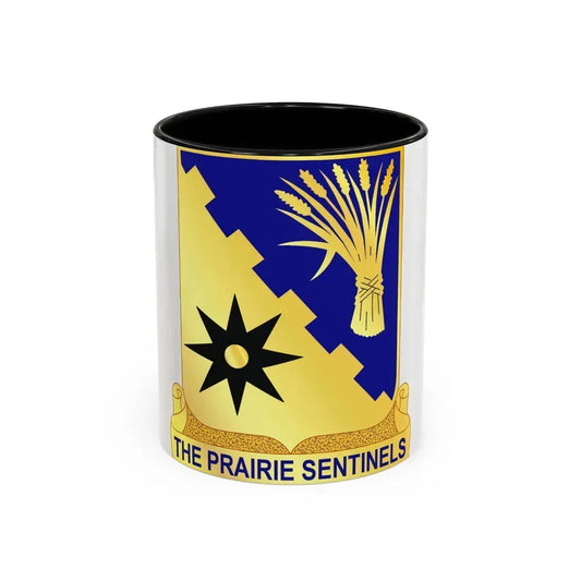 114 Cavalry Regiment (U.S. Army) Accent Coffee Mug 11oz Black - Go Mug Yourself