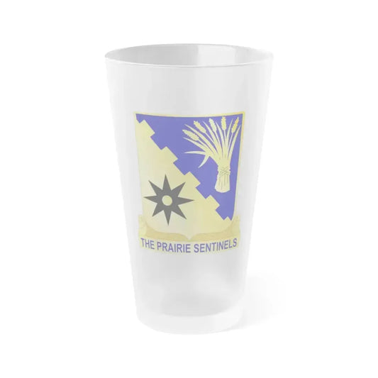 114 Cavalry Regiment (U.S. Army) Frosted Pint Glass 16oz Default Title - Go Mug Yourself