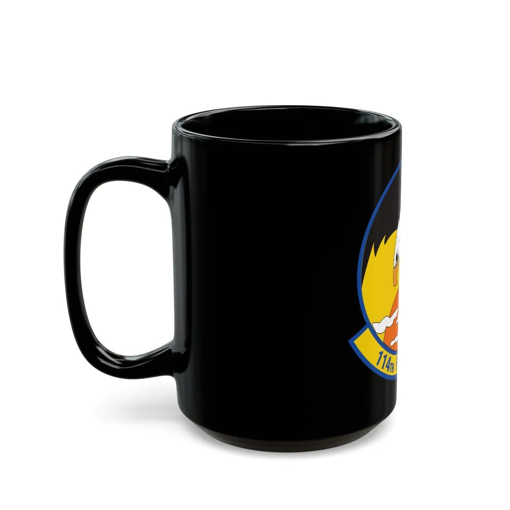 114 Fighter Squadron (U.S. Air Force) Black Coffee Mug-Go Mug Yourself