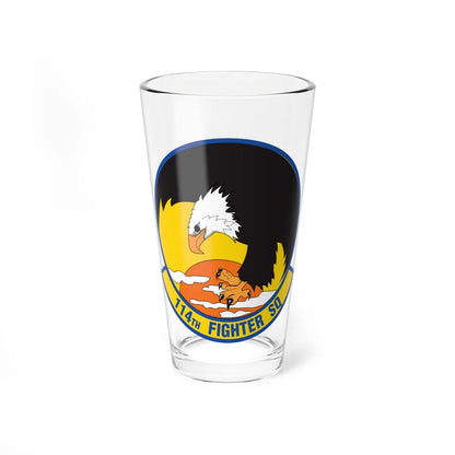 114 Fighter Squadron (U.S. Air Force) Pint Glass 16oz-16oz-Go Mug Yourself