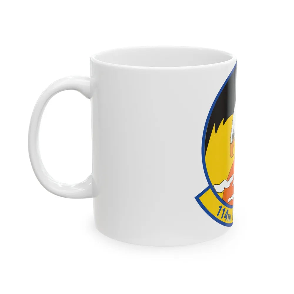 114 Fighter Squadron (U.S. Air Force) White Coffee Mug-Go Mug Yourself