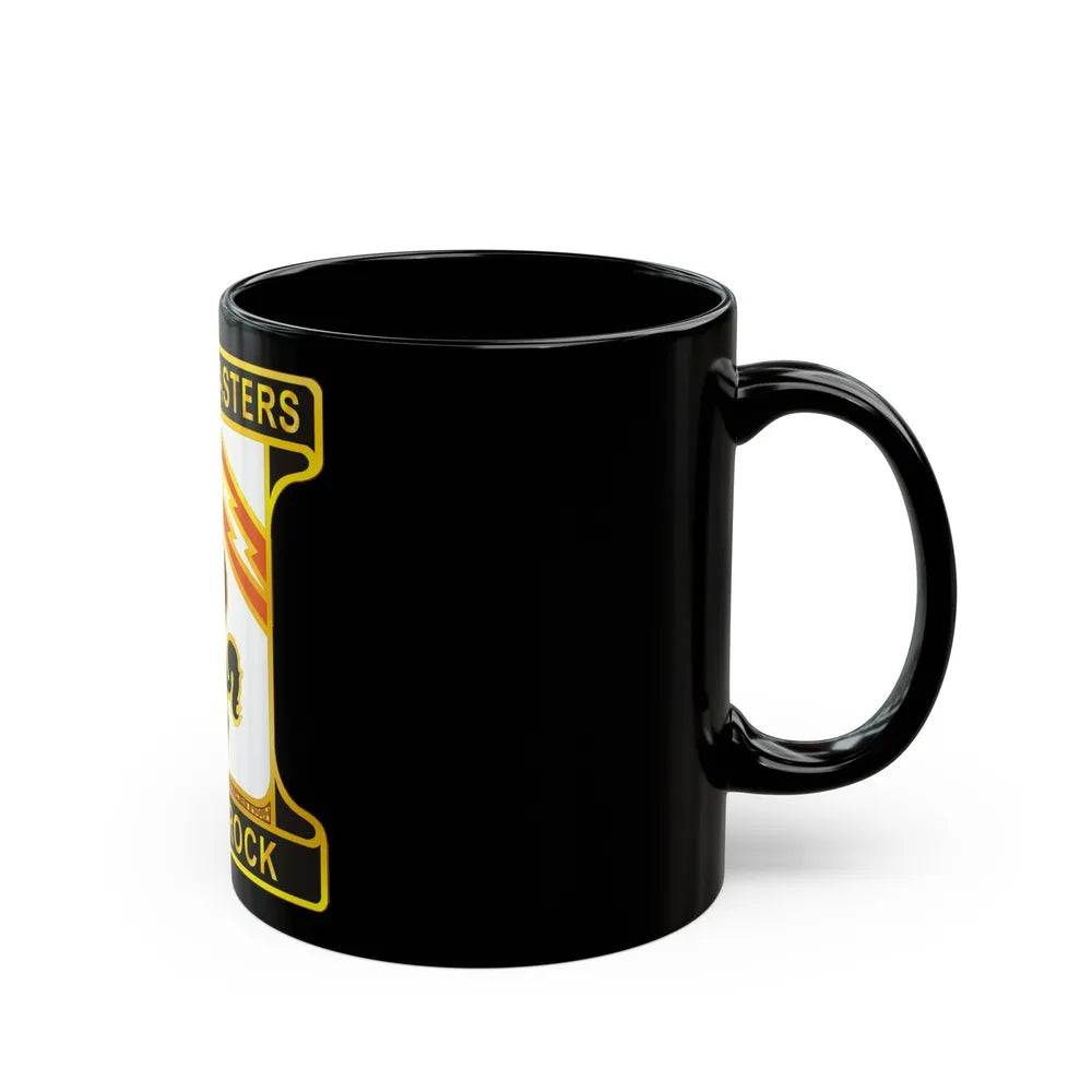 114 Signal Battalion (U.S. Army) Black Coffee Mug-Go Mug Yourself