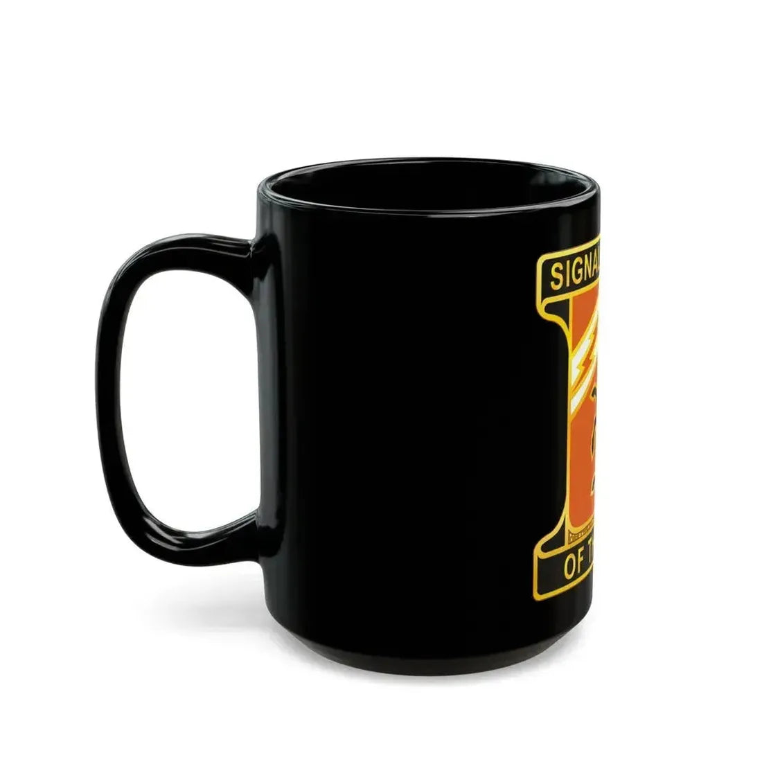 114 Signal Battalion (U.S. Army) Black Coffee Mug - Go Mug Yourself
