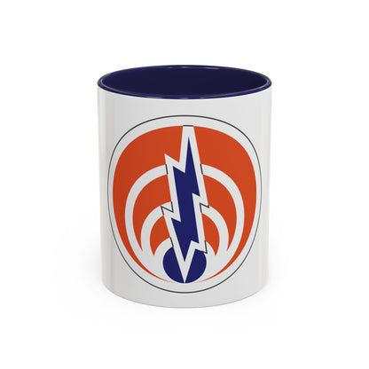 1st Signal Command (U.S. Army) Accent Coffee Mug