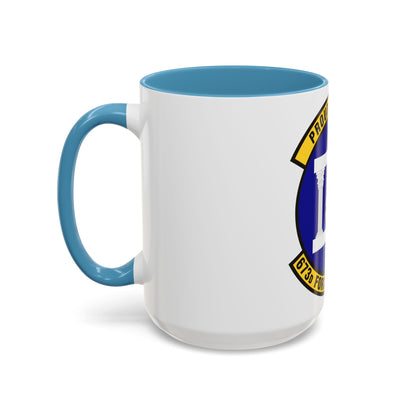 673d Force Support Squadron (U.S. Air Force) Accent Coffee Mug